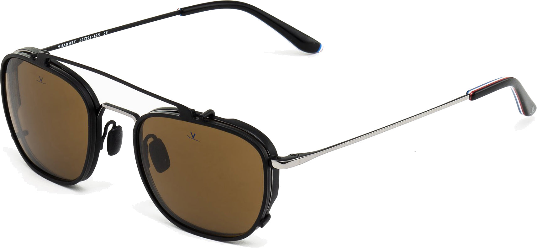 Color_FRAME + CLIP - VL190200022121 - CLIP-ON 1902 Ruthénium / Noir / Pure Brown