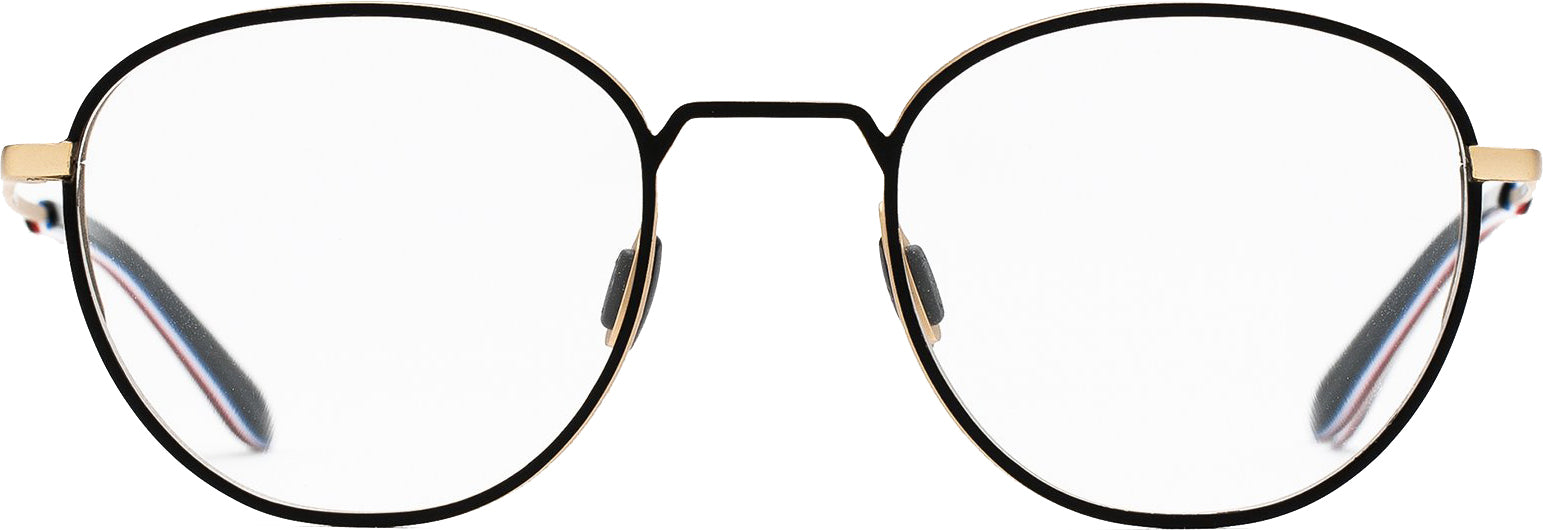 Color_FRAME + CLIP - VL190100032121 - CLIP-ON 1901 Noir mat / Doré / Pure Brown