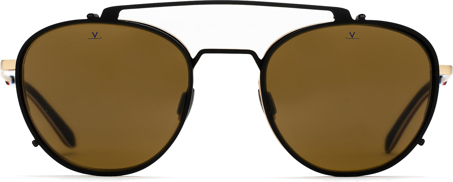 Color_FRAME + CLIP - VL190100032121 - CLIP-ON 1901 Noir mat / Doré / Pure Brown