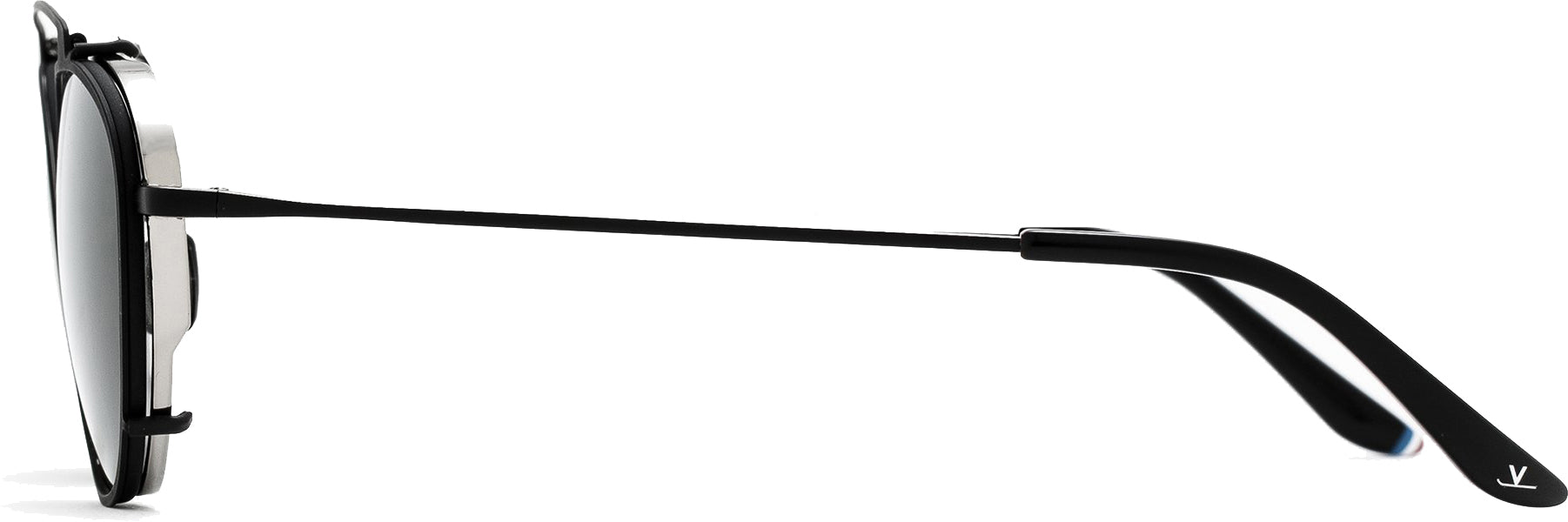 Color_FRAME + CLIP - VL190100021121 - CLIP-ON 1901 Ruthénium / Noir / Pure Grey