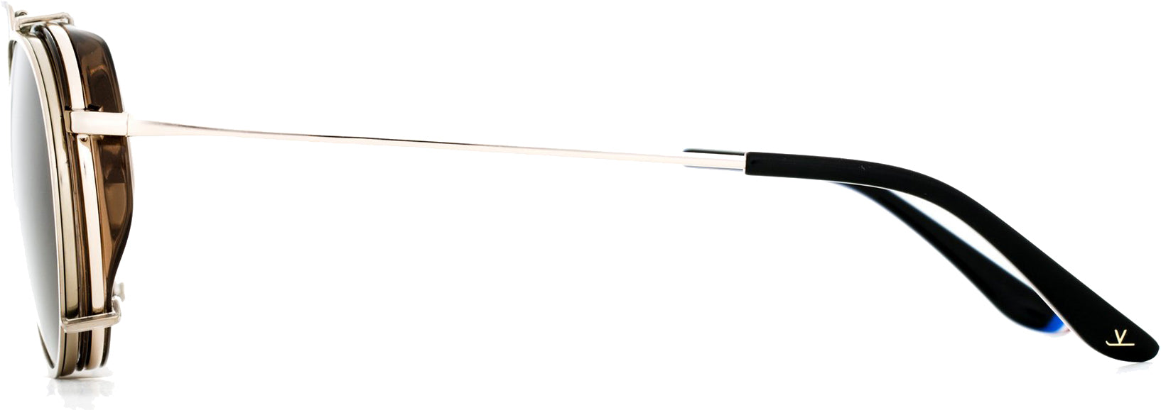 Color_FRAME + CLIP - VL180800032121 - CLIP-ON 1808 Gris / Pure Brown