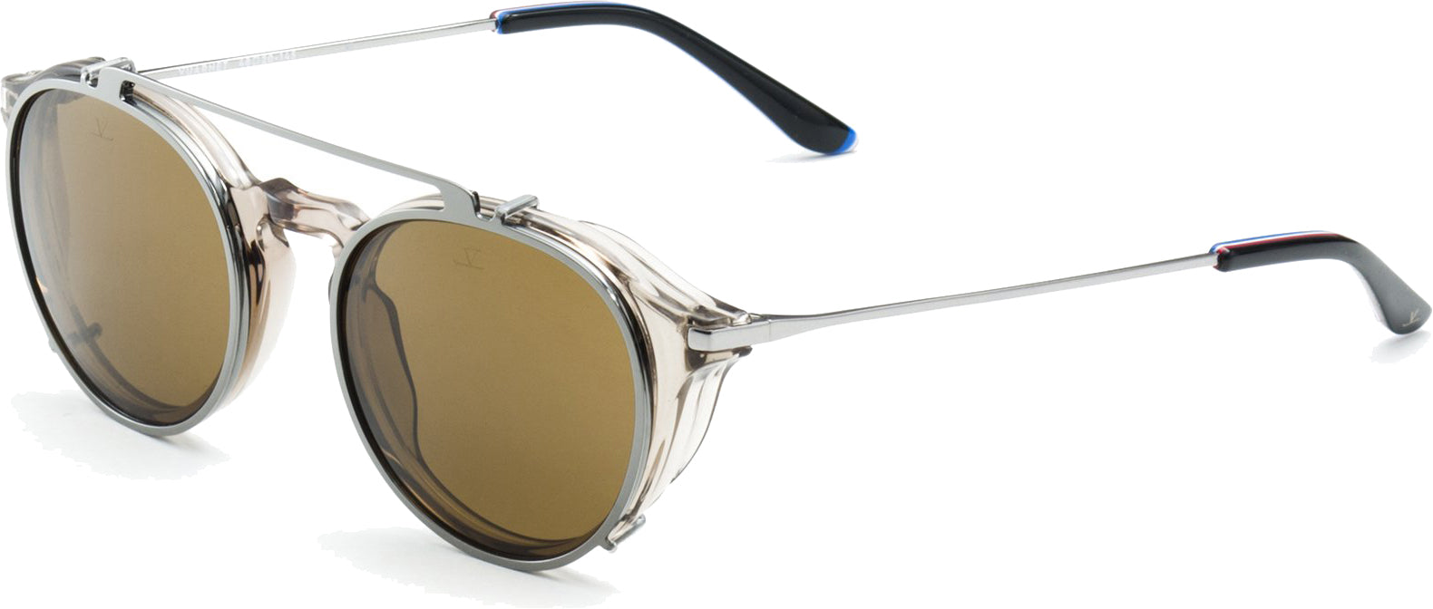 Color_FRAME + CLIP - VL180700032121 - CLIP-ON 1807 Gris / Pure Brown