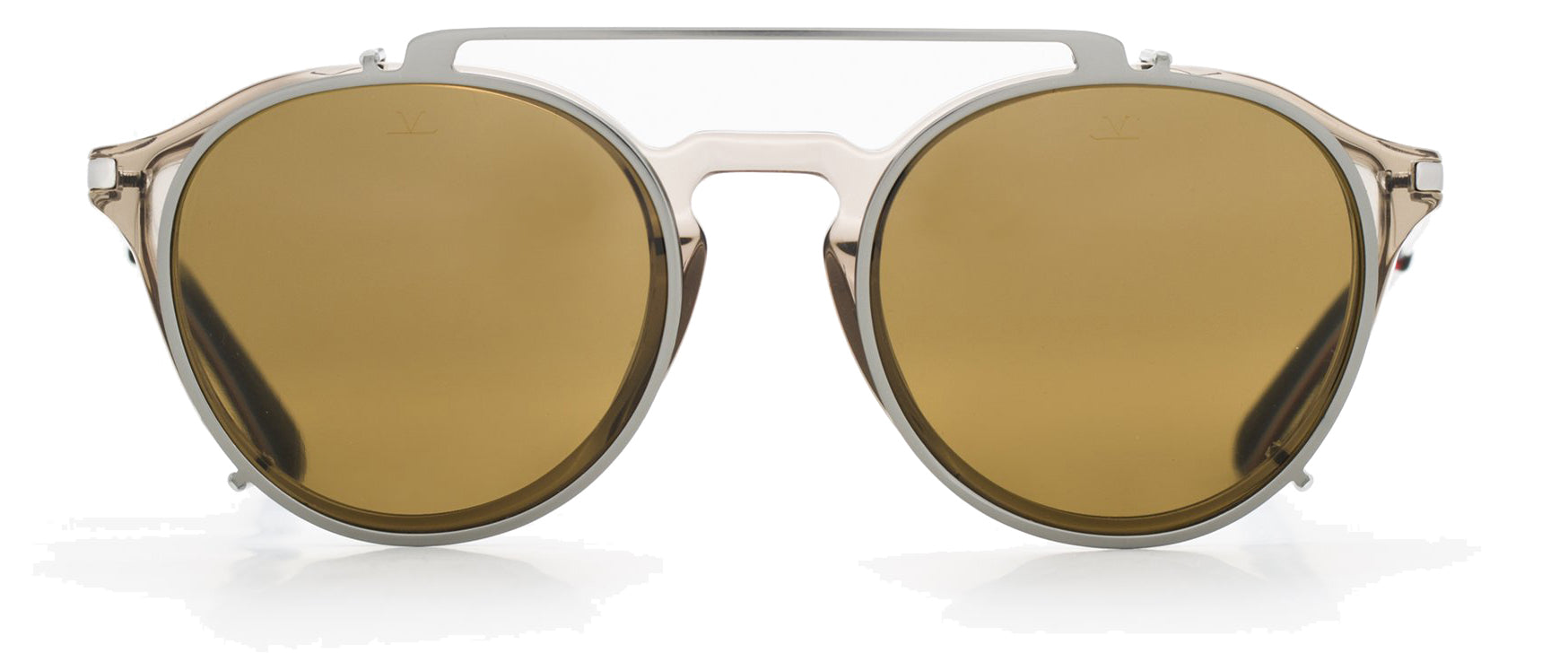 Color_FRAME + CLIP - VL180700032121 - CLIP-ON 1807 Gris / Pure Brown