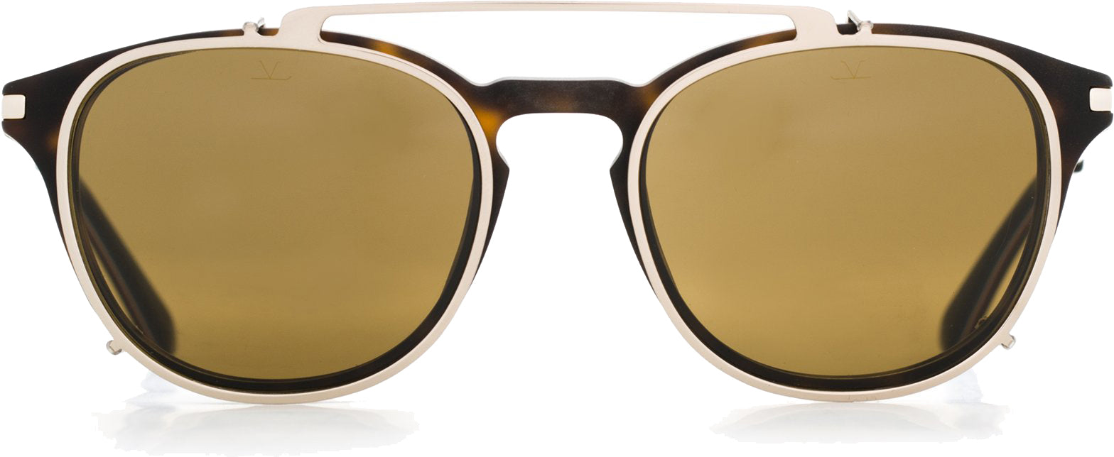 Color_FRAME + CLIP - VL180200022121 - CLIP-ON 1802 Ecaille / Pure Brown