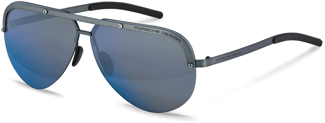 Color_(B) grey - blue, silver mirrored - 90%