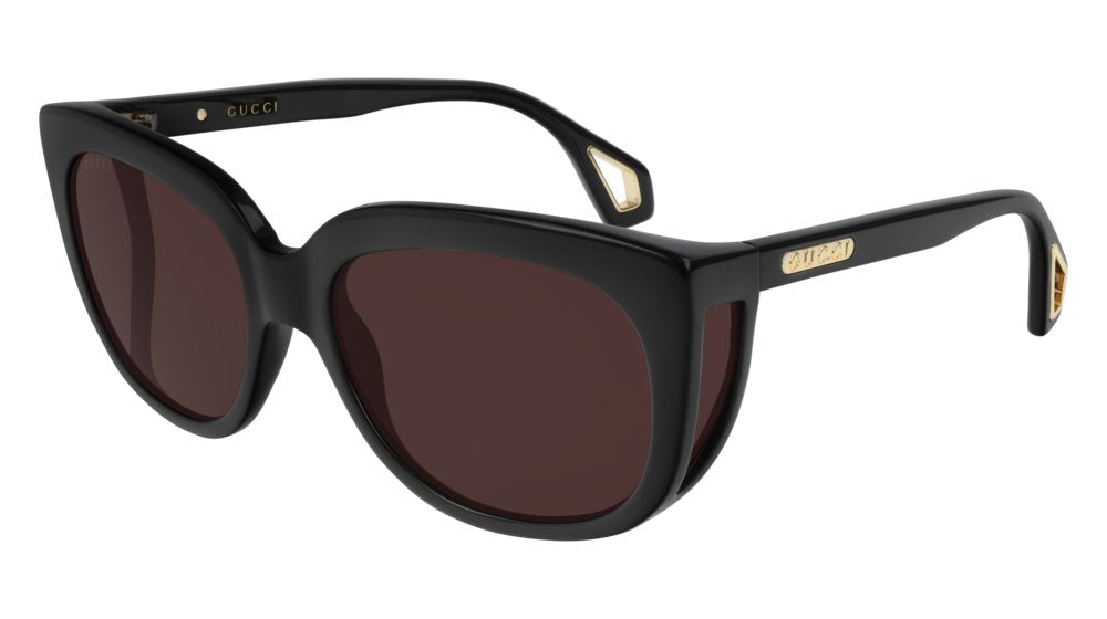 Color_GG0468S-001 - BLACK - BROWN