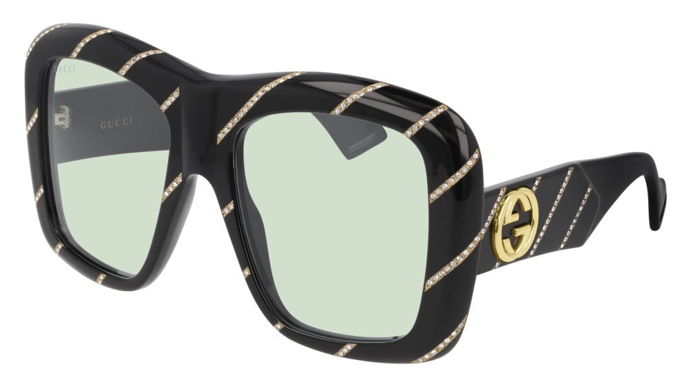 Color_GG0498S-006 - BLACK - GREEN