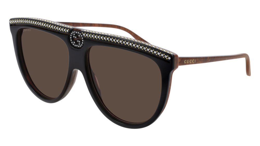 Color_GG0732S-005 - BLACK - BROWN