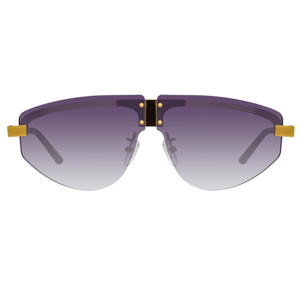 Color_MW253C4SUN - Matthew Williamson Hyacinth Aviator Sunglasses in Tortoiseshell