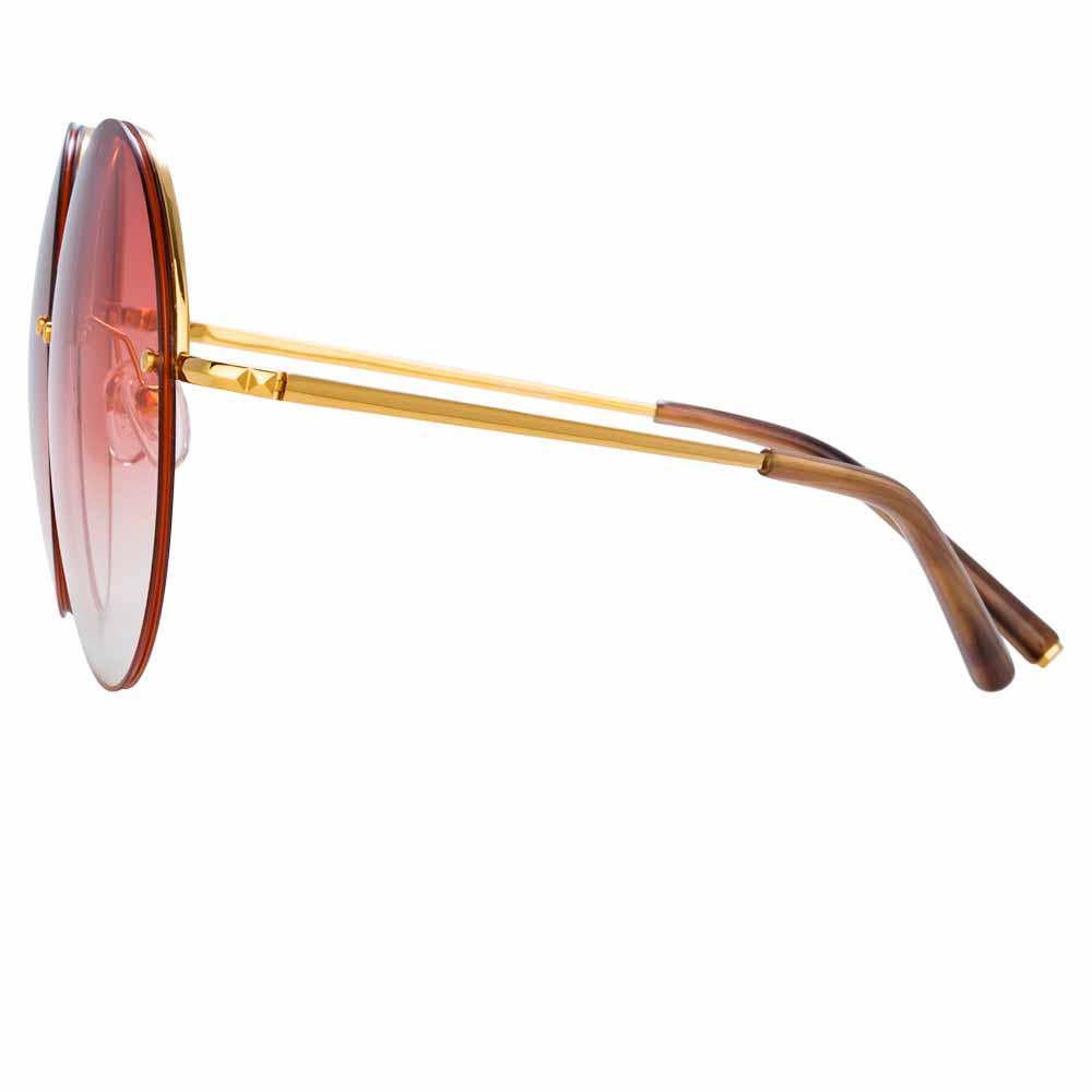 Color_MW242C4SUN - Matthew Williamson Poppy C4 Round Sunglasses