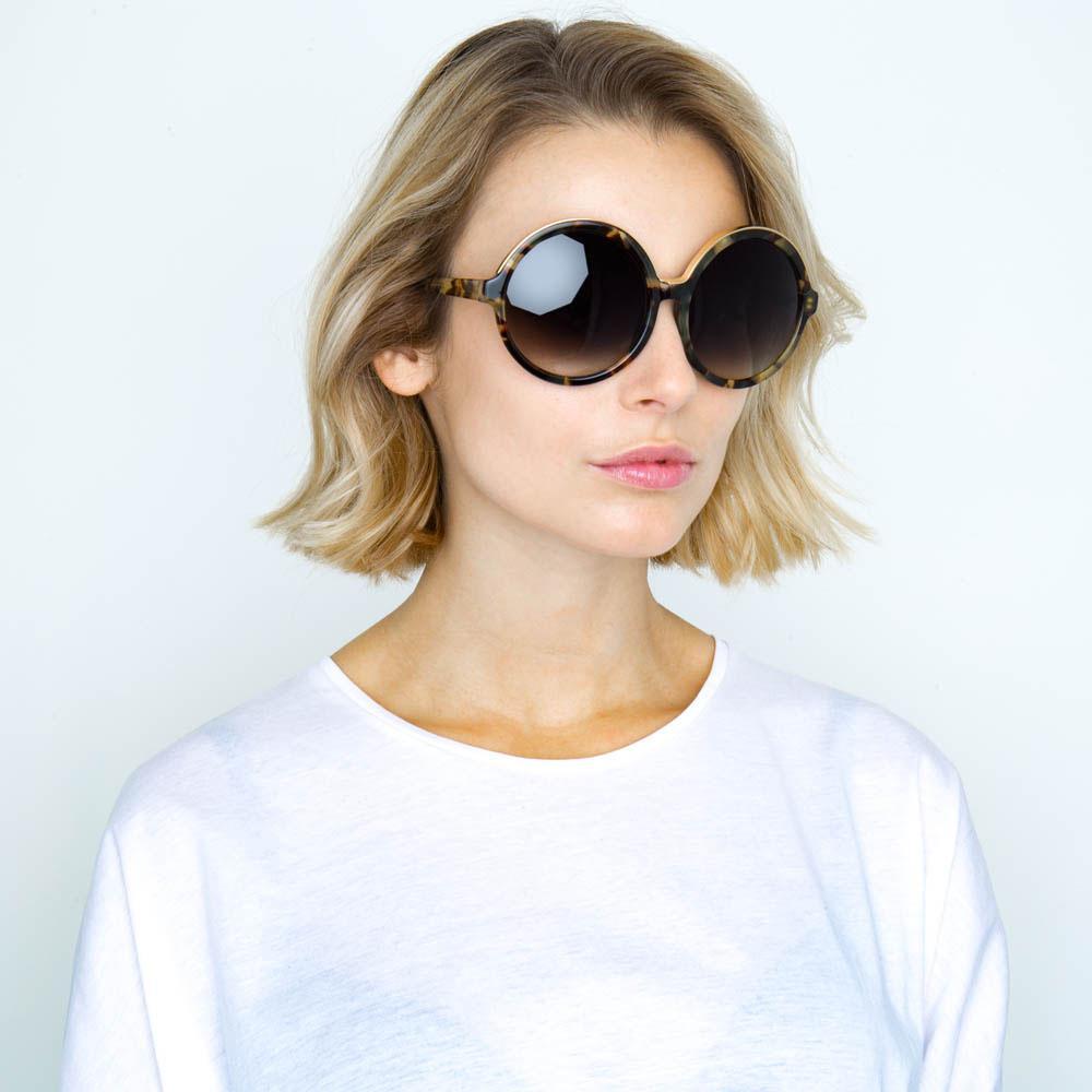 Color_N21S1C2SUN - N21 S1 C2 Round Sunglasses in T-Shell