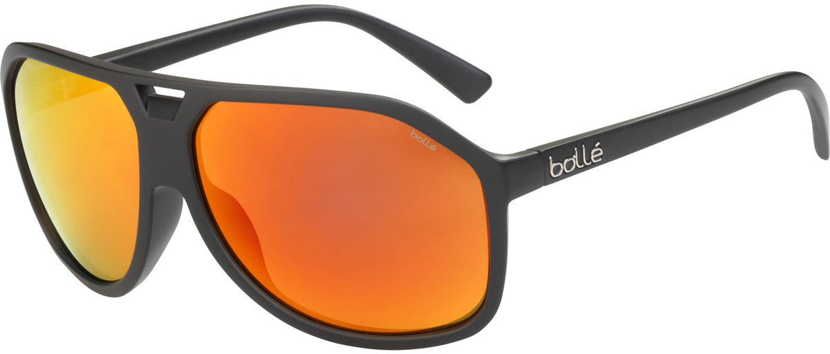 Color_12618 - Matte Black - HD Polarized Brown Fire