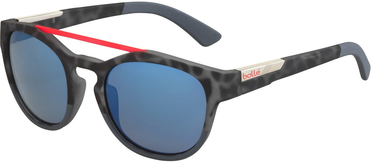 Color_12355 - Black Tortoise Red Soft - Brown Blue