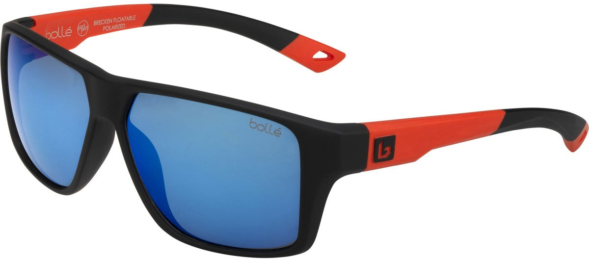 Color_12459 - Black Red Matte - HD Polarized Offshore Blue