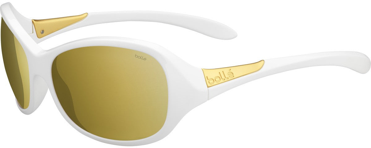 Color_12559 - White Shiny - Brown Gold