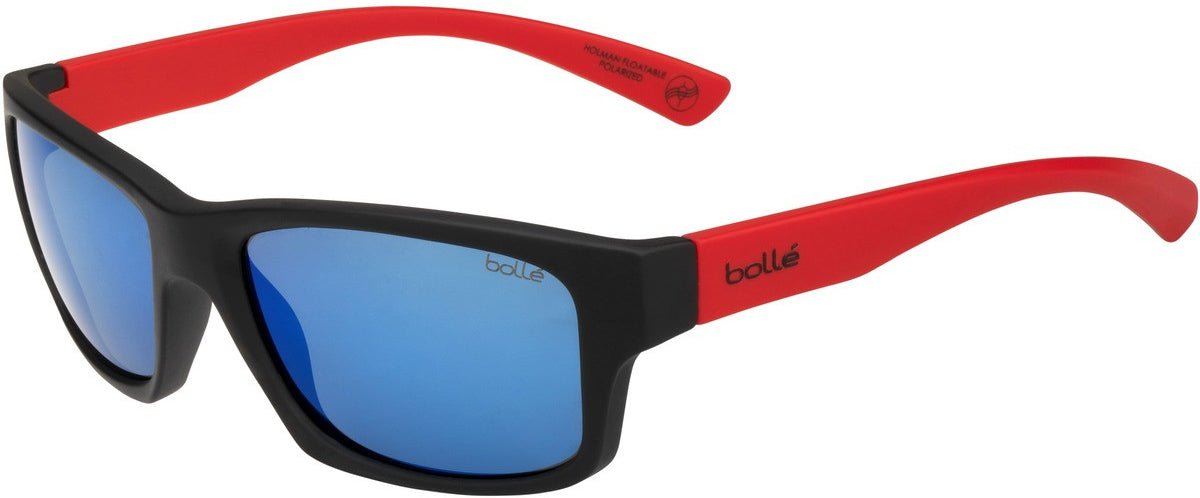 Color_12466 - Black Red Matte - HD Polarized Offshore Blue
