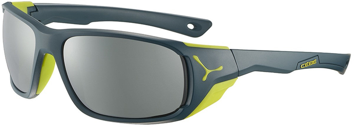 Color_CBS023 - Petrol Lime Matte - Peak Grey Cat.4 Silver AR