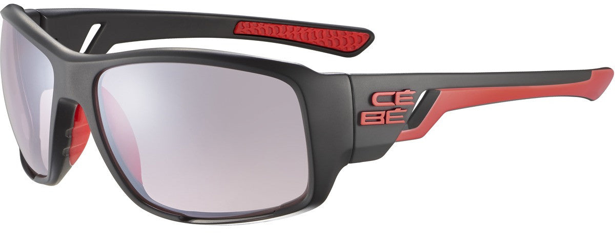 Color_CBS010 - Black Red Matte Shiny - Sensor Vario Rose Cat.1 to 3 Silver AF