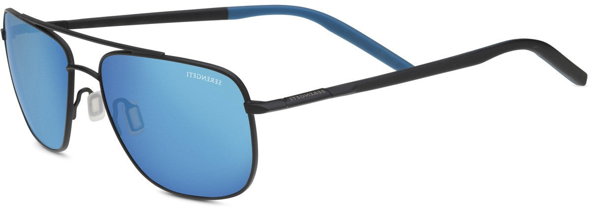 Color_8819 - Black Black Blue Matte - Mineral Polarized 555nm Blue Cat 2 to 3 / Size: 60/14-143