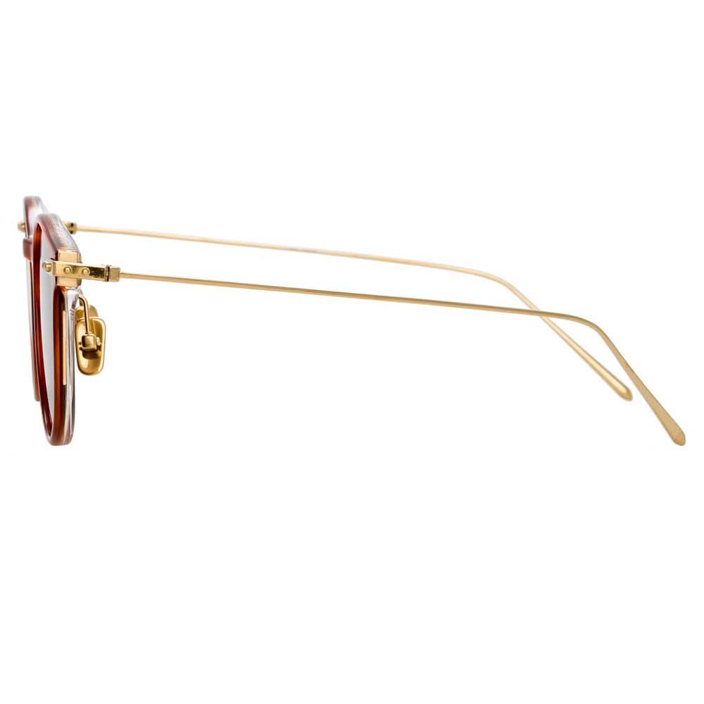 Color_LF01AC11SUN - Linda Farrow Linear Fuller A C11 D-FrameSunglasses