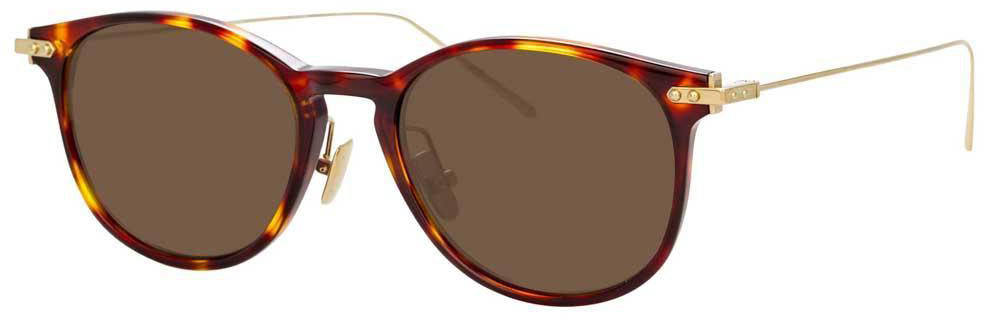 Color_LF01AC9SUN - Linda Farrow Linear Fuller A C9 D-FrameSunglasses