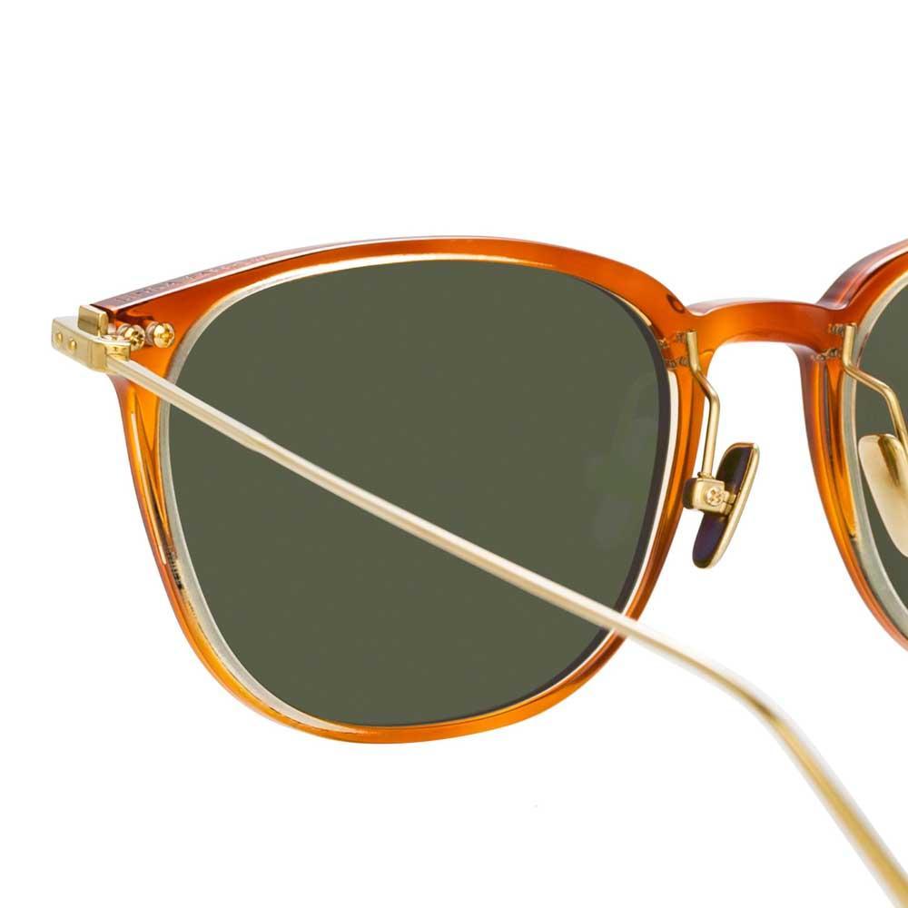Color_LF07C11SUN - Linda Farrow Linear Wright C11 Rectangular Sunglasses