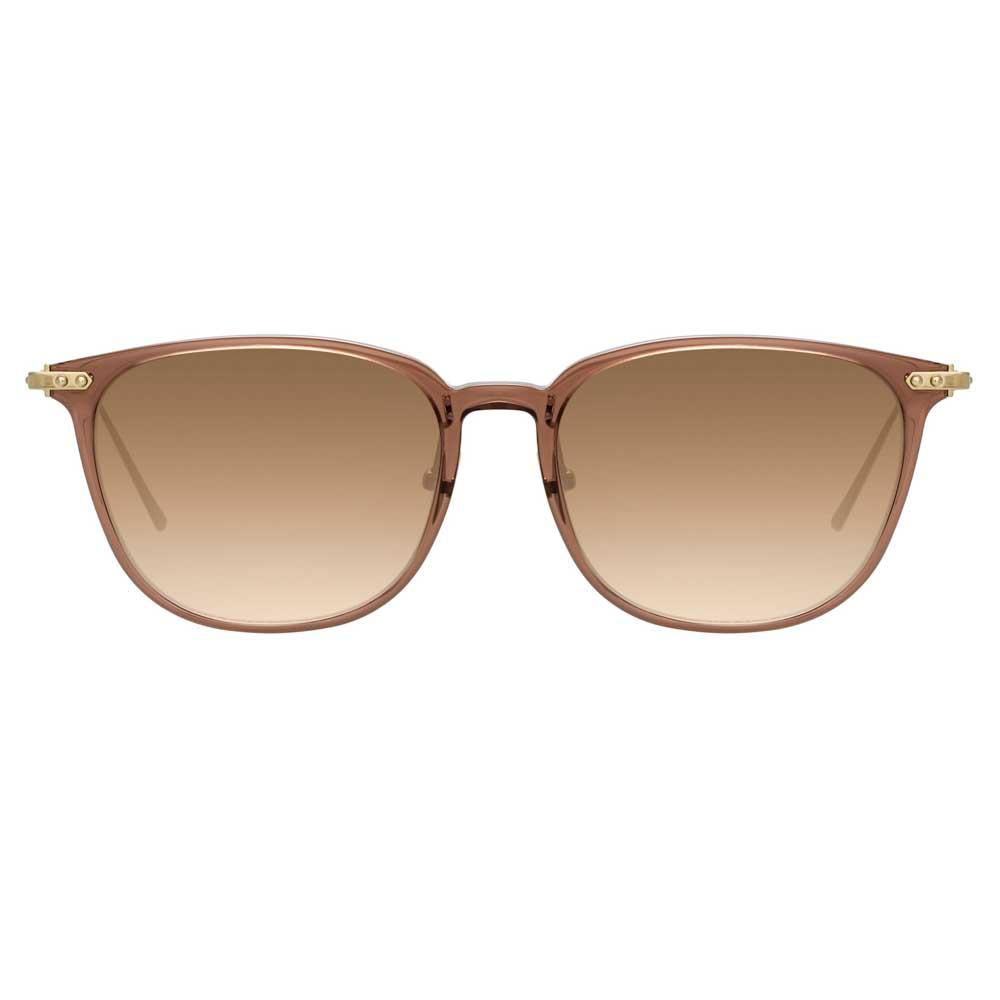 Color_LF07C12SUN - Linda Farrow Linear Wright C12 Rectangular Sunglasses
