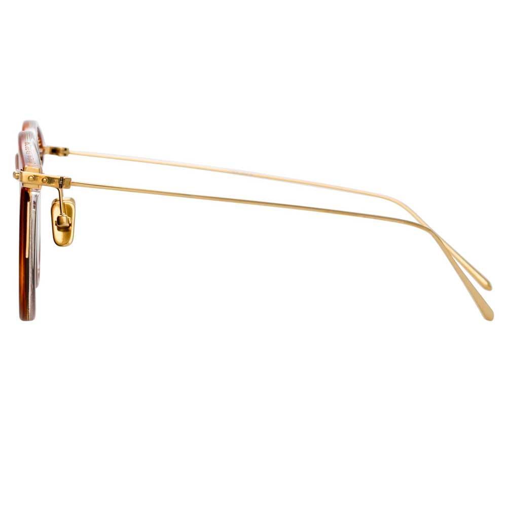 Color_LF08C8SUN - Linda Farrow Linear Chevron C8 Oval Sunglasses