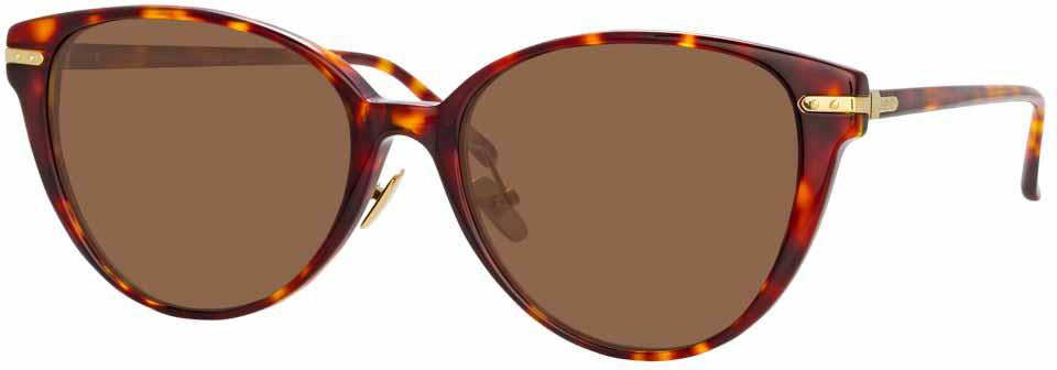Color_LF26AC8SUN - Linda Farrow Linear Arch A C8 Cat Eye Sunglasses