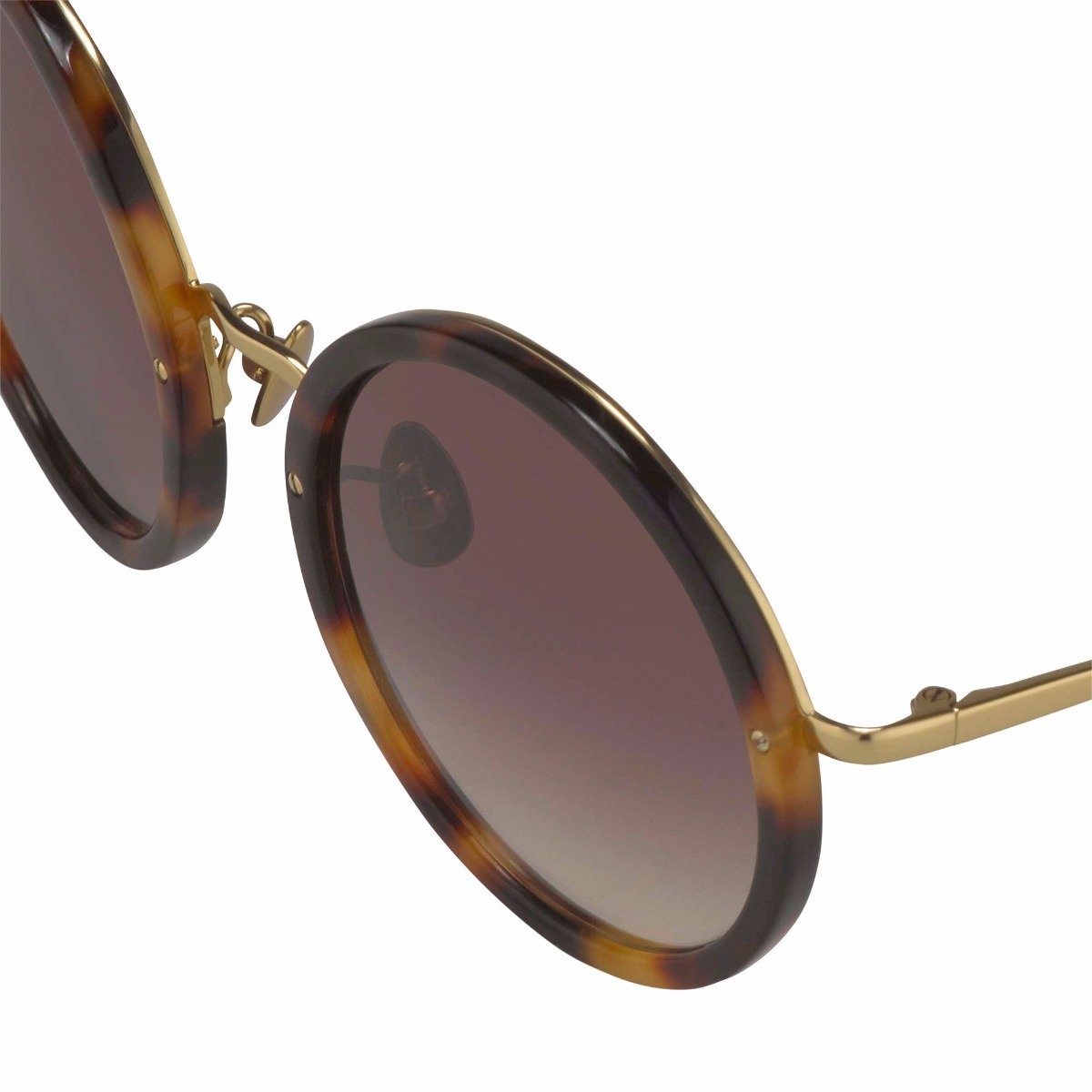Color_LFL239C12SUN - Linda Farrow Tracy C12 Round Sunglasses