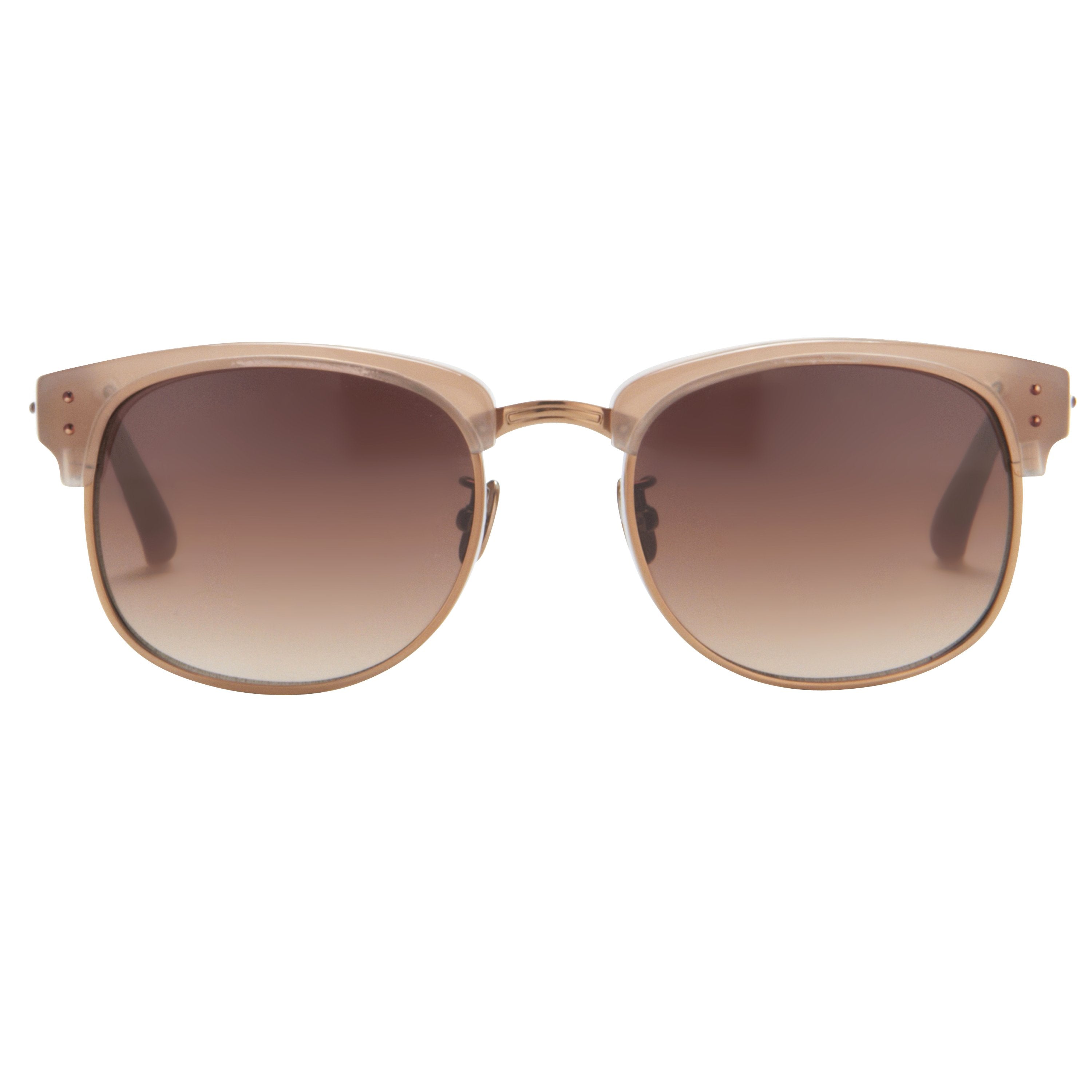 Color_LFL293C3SUN - Linda Farrow 293 C3 Browline Sunglasses