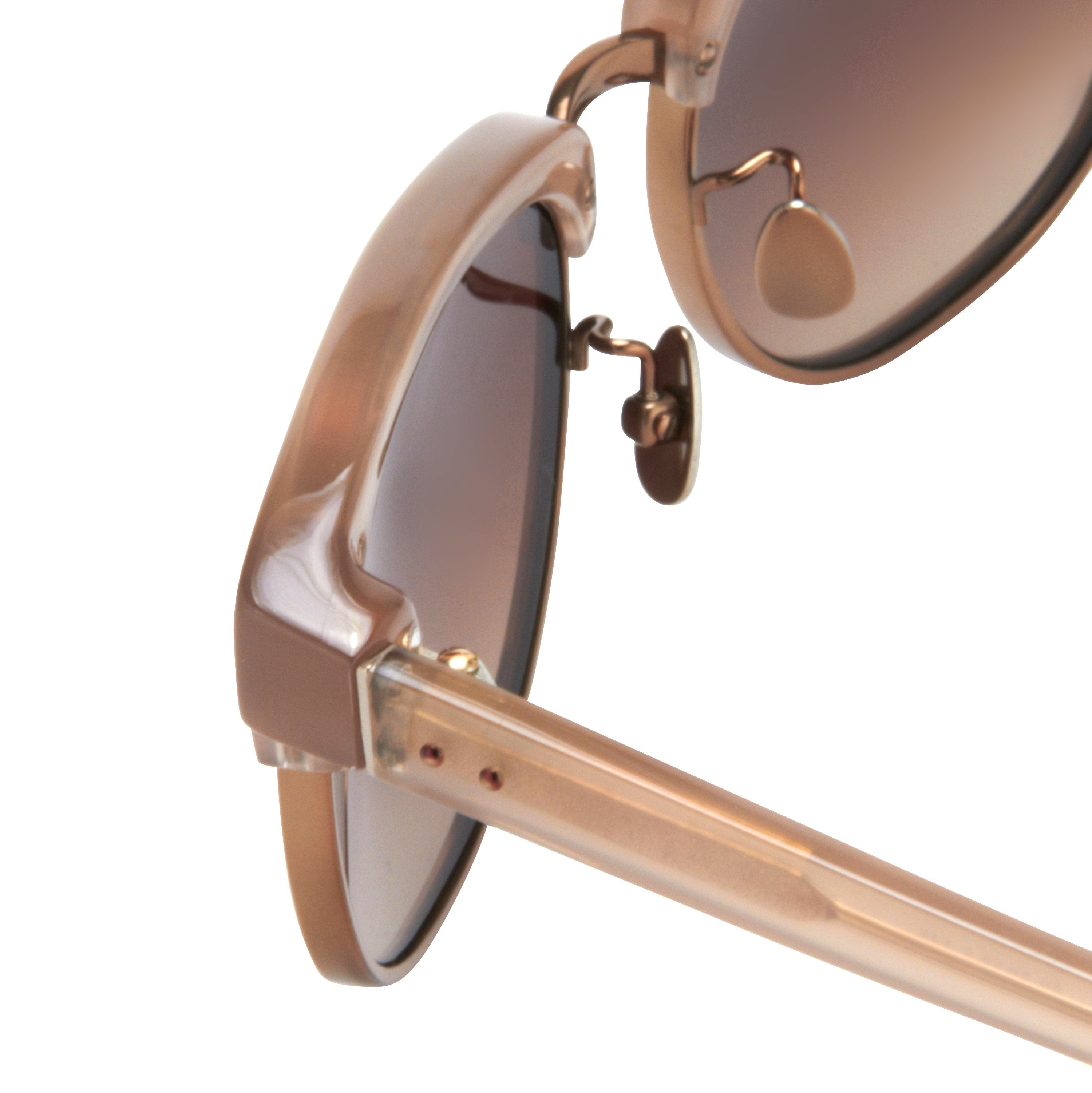 Color_LFL293C3SUN - Linda Farrow 293 C3 Browline Sunglasses