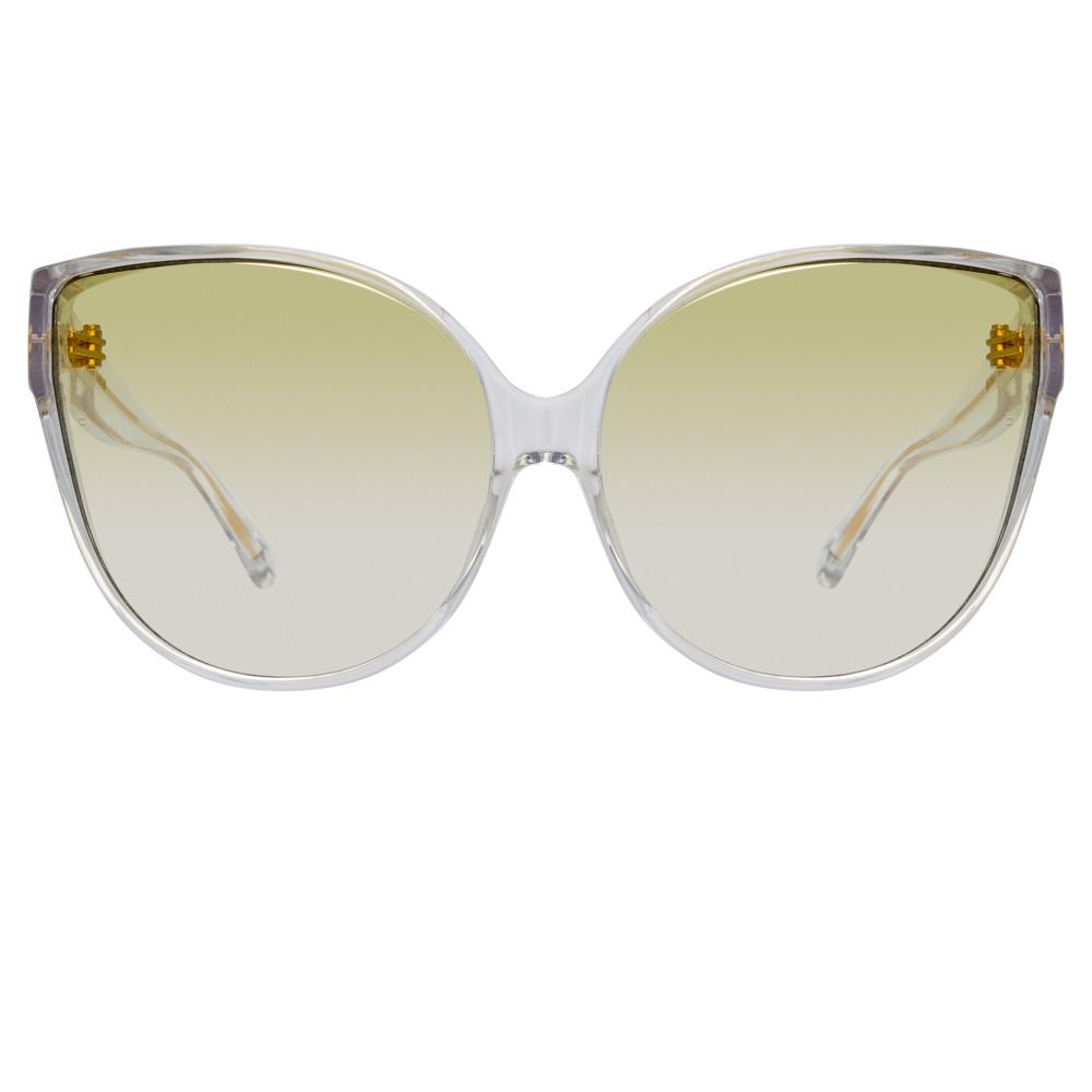 Color_LFL656C10SUN - Linda Farrow 656 C10 Cat Eye Sunglasses