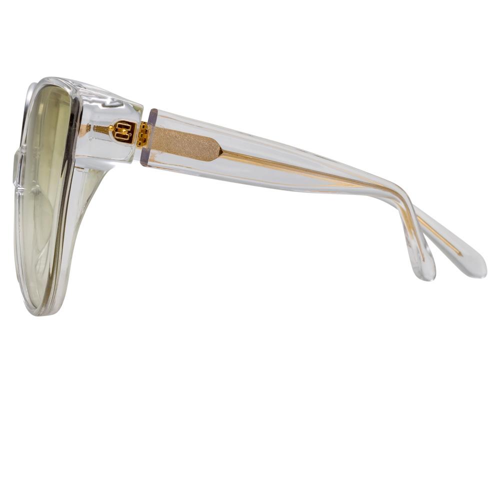 Color_LFL656C10SUN - Linda Farrow 656 C10 Cat Eye Sunglasses