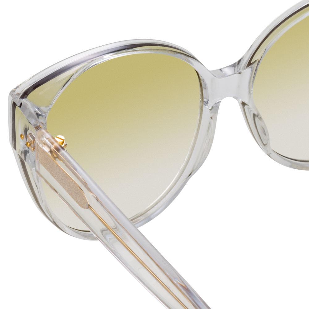 Color_LFL656C10SUN - Linda Farrow 656 C10 Cat Eye Sunglasses