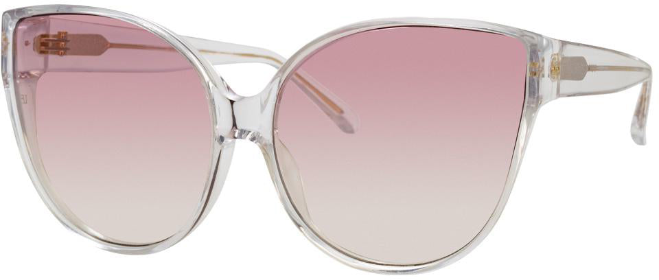 Color_LFL656C12SUN - Linda Farrow 656 C12 Cat Eye Sunglasses