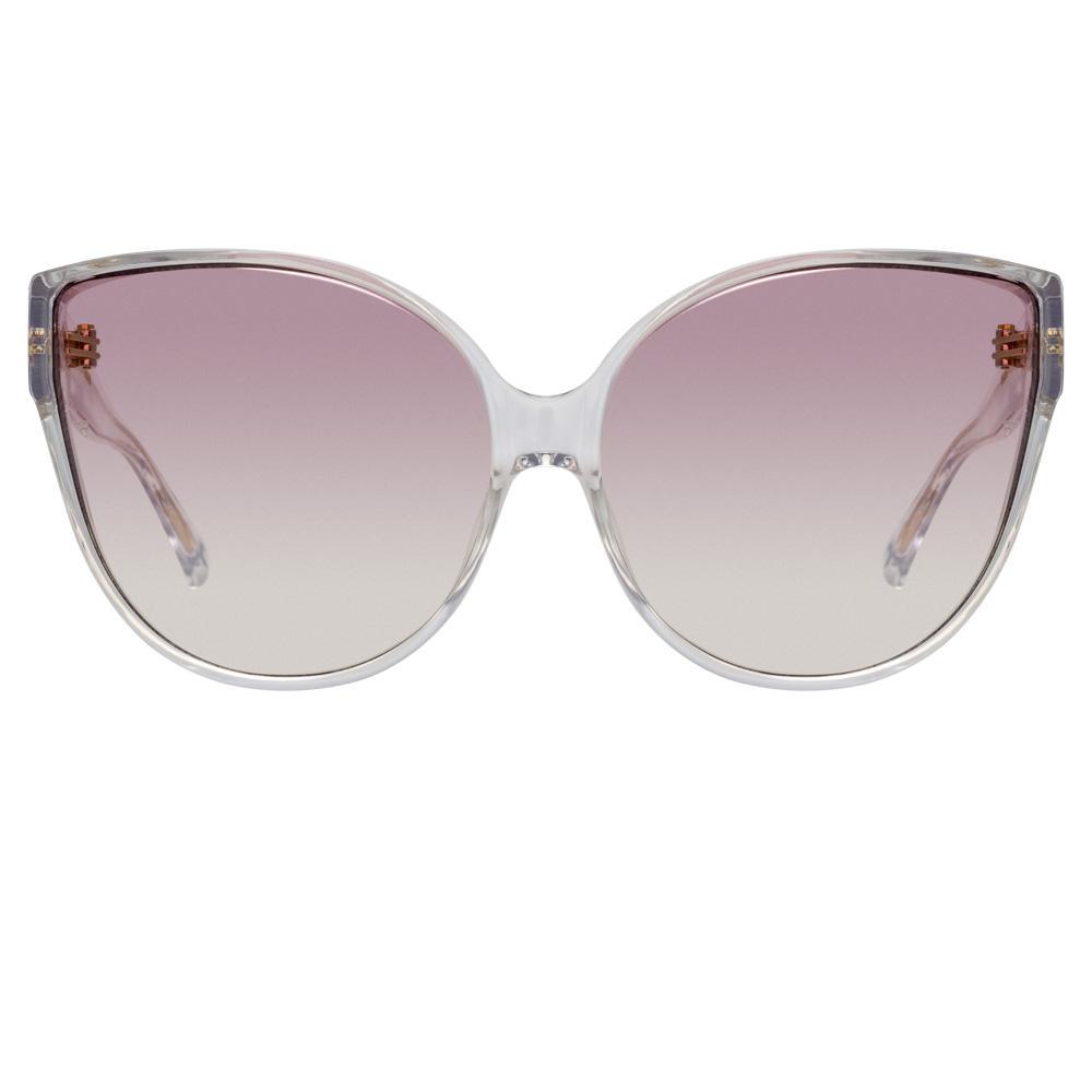 Color_LFL656C12SUN - Linda Farrow 656 C12 Cat Eye Sunglasses