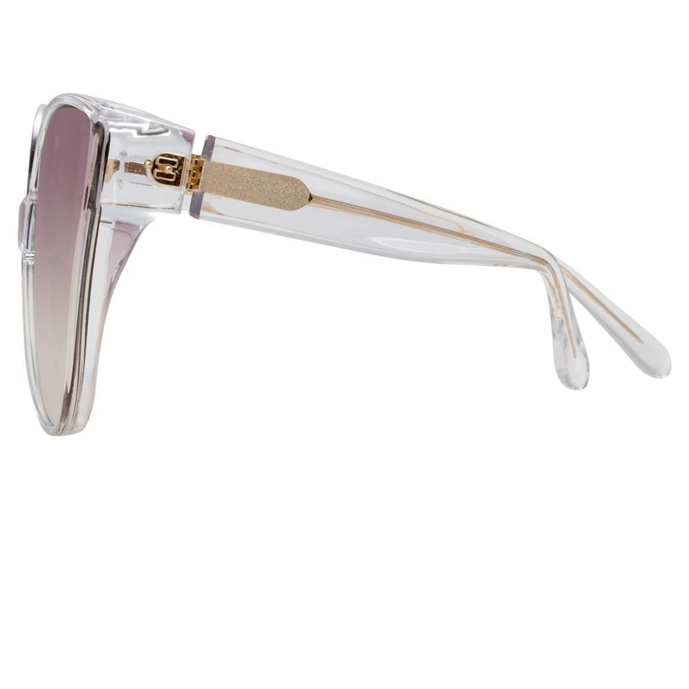 Color_LFL656C12SUN - Linda Farrow 656 C12 Cat Eye Sunglasses