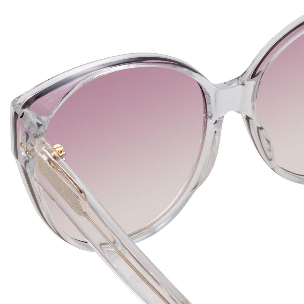 Color_LFL656C12SUN - Linda Farrow 656 C12 Cat Eye Sunglasses