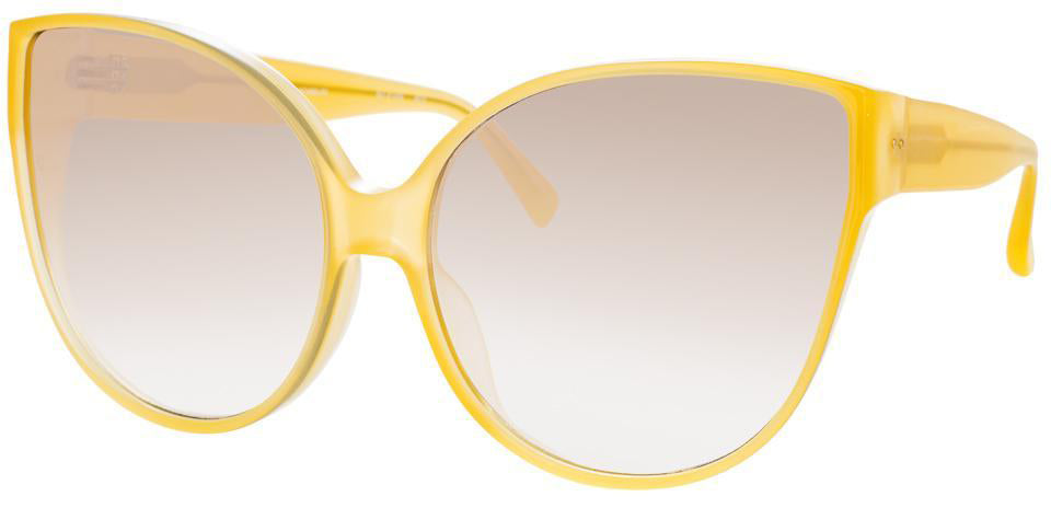 Color_LFL656C16SUN - Linda Farrow 656 C16 Cat Eye Sunglasses