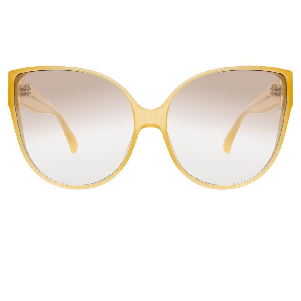 Color_LFL656C16SUN - Linda Farrow 656 C16 Cat Eye Sunglasses