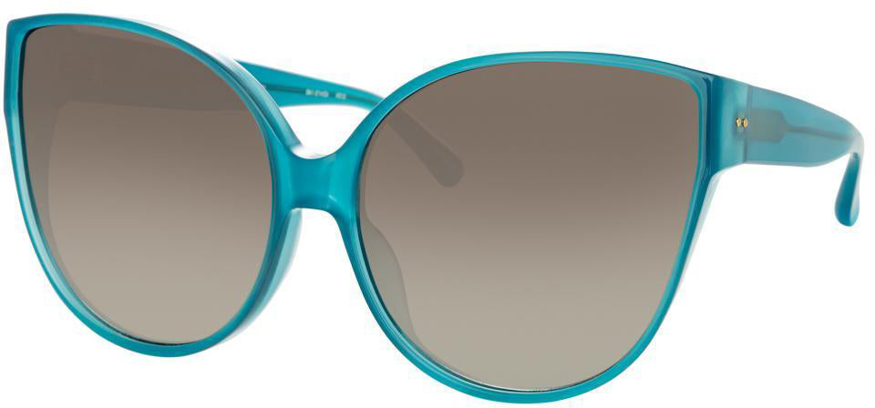 Color_LFL656C17SUN - Linda Farrow 656 C17 Cat Eye Sunglasses