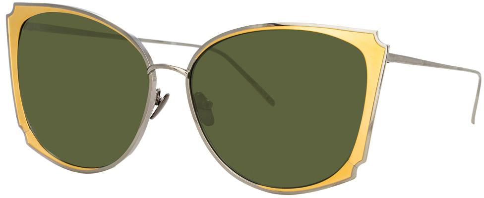 Color_LFL762C1SUN - Linda Farrow Tahra C1 Cat Eye Sunglasses