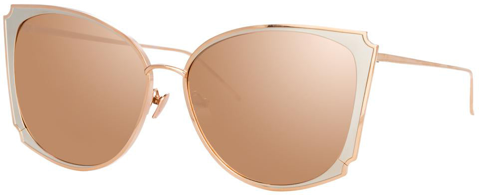 Color_LFL762C4SUN - Linda Farrow Tahra C4 Cat Eye Sunglasses