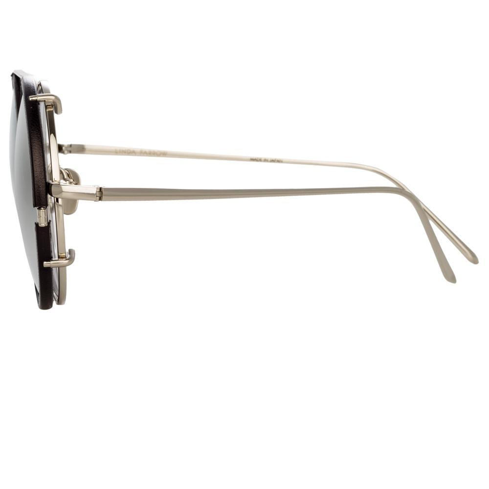 Color_LFL782C2SUN - Linda Farrow Dalal C2 Round Sunglasses