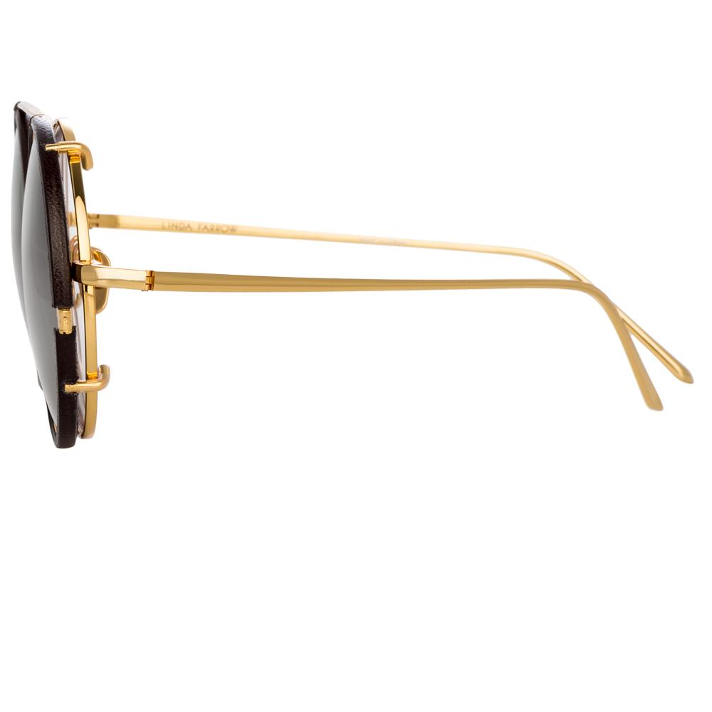 Color_LFL782C4SUN - Linda Farrow Dalal C4 Round Sunglasses