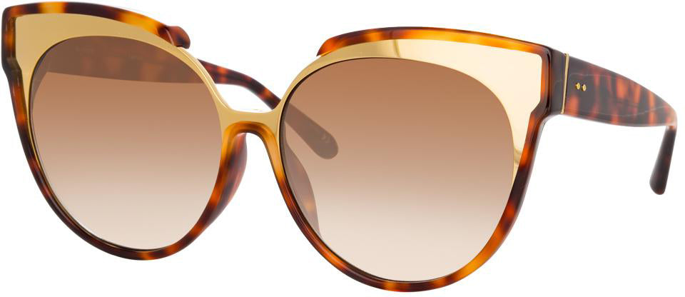 Color_LFL790C2SUN - Linda Farrow Sami C2 Oversized Sunglasses
