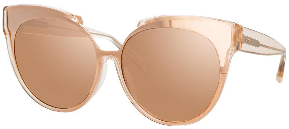 Color_LFL790C4SUN - Linda Farrow Sami C4 Oversized Sunglasses