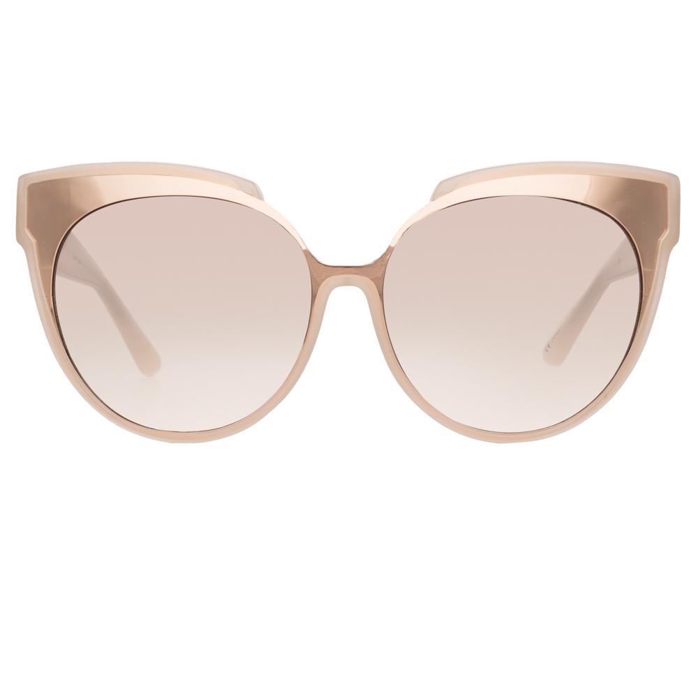 Color_LFL790C6SUN - Linda Farrow Sami C6 Oversized Sunglasses