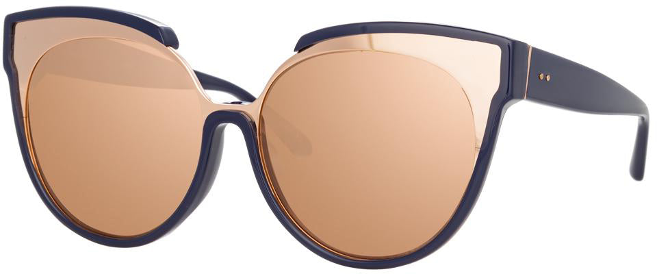 Color_LFL790C7SUN - Linda Farrow Sami C7 Oversized Sunglasses